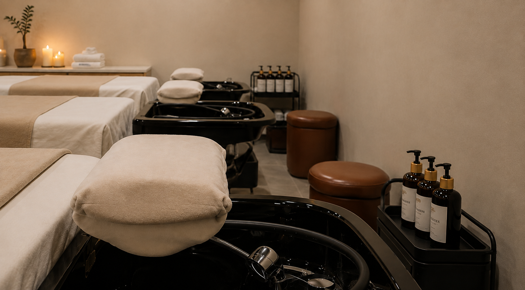 Душ Виши и уход за волосами в Serenity Wellness & Spa